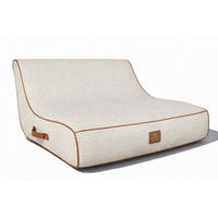 LOUNGESOFA ALIZÉ Weiß - Creme/Weiß, Kunststoff/Textil (160/75/105cm) - Coco Lounge