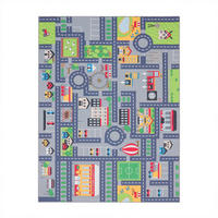 KINDERTEPPICH Grau 160 x 220 cm - Grau, Kunststoff (160/220cm) - TT Home