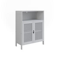 MIDISCHRANK Liora Weiß 60 x 80 cm mit 2 Türen - Weiß, Holzwerkstoff (60/80/29cm) - Vicco