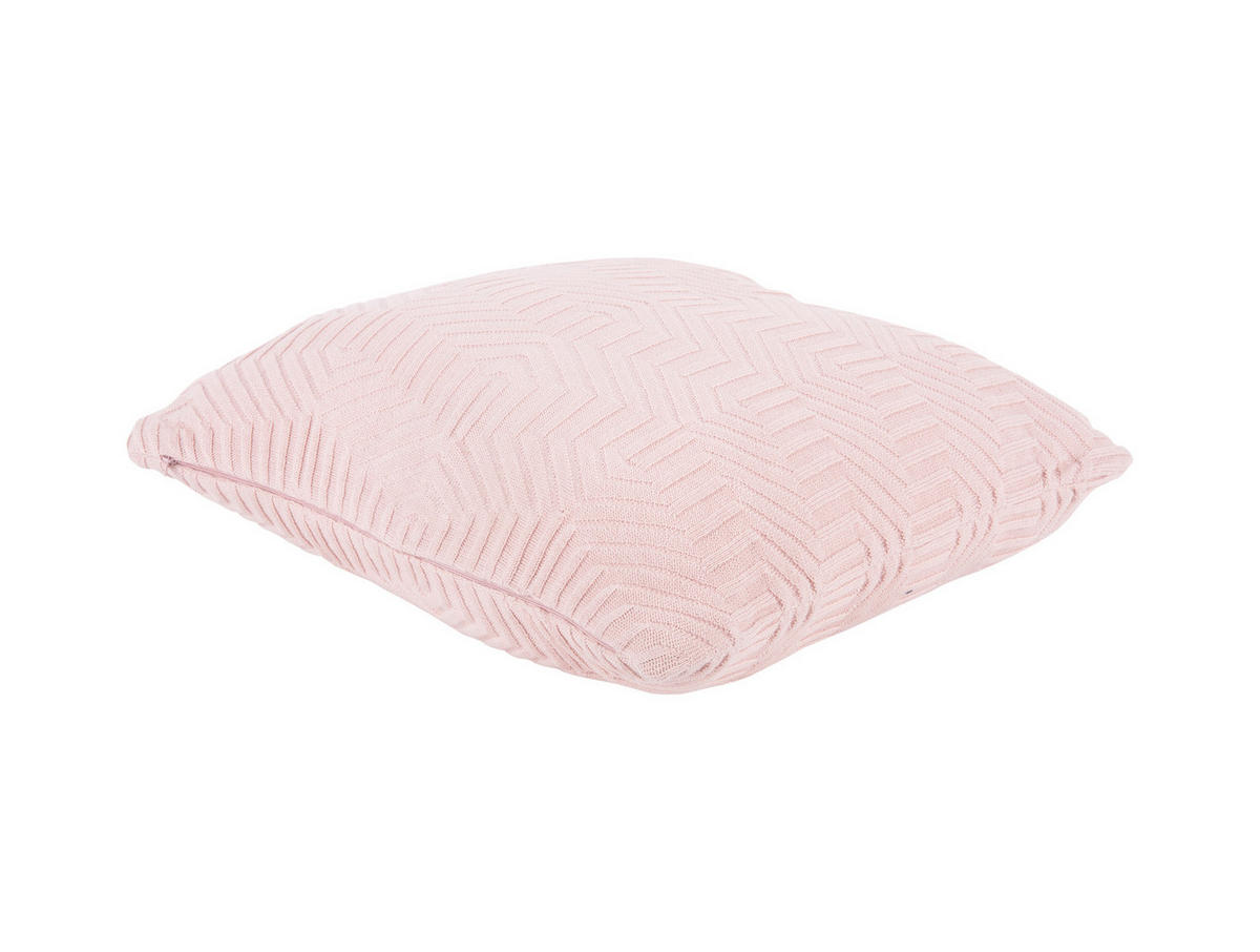 KISSEN Honeycomb Rosa 45/45/15 cm - Pink, Textil (45/45cm) - Present Time