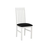 STUHL Nilo I, Holzfarbe: Weiß - Schwarz/Weiß, Holz (43/96/48cm) - MIRJAN24