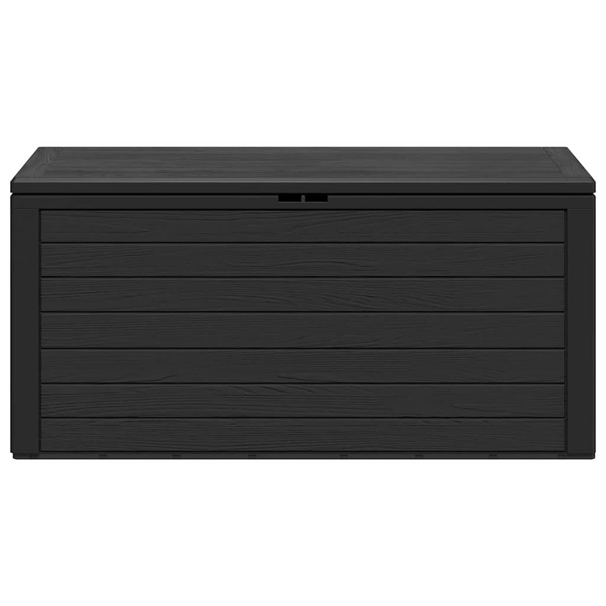 GARTENBOX Anthrazit 116x44x55 cm - Anthrazit, Kunststoff (116/55/44cm) - furnicato