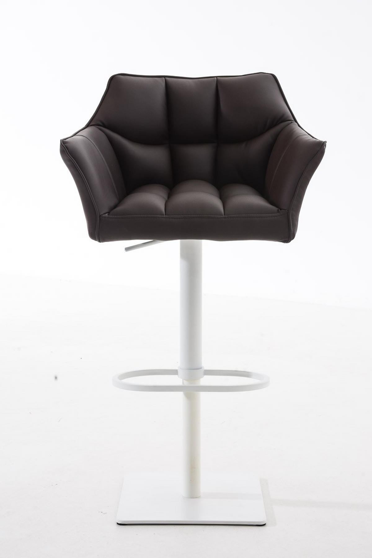 BARHOCKER Damaso 88x64x45 cm braun - Braun, Leder (64/88/45cm) - furnicato