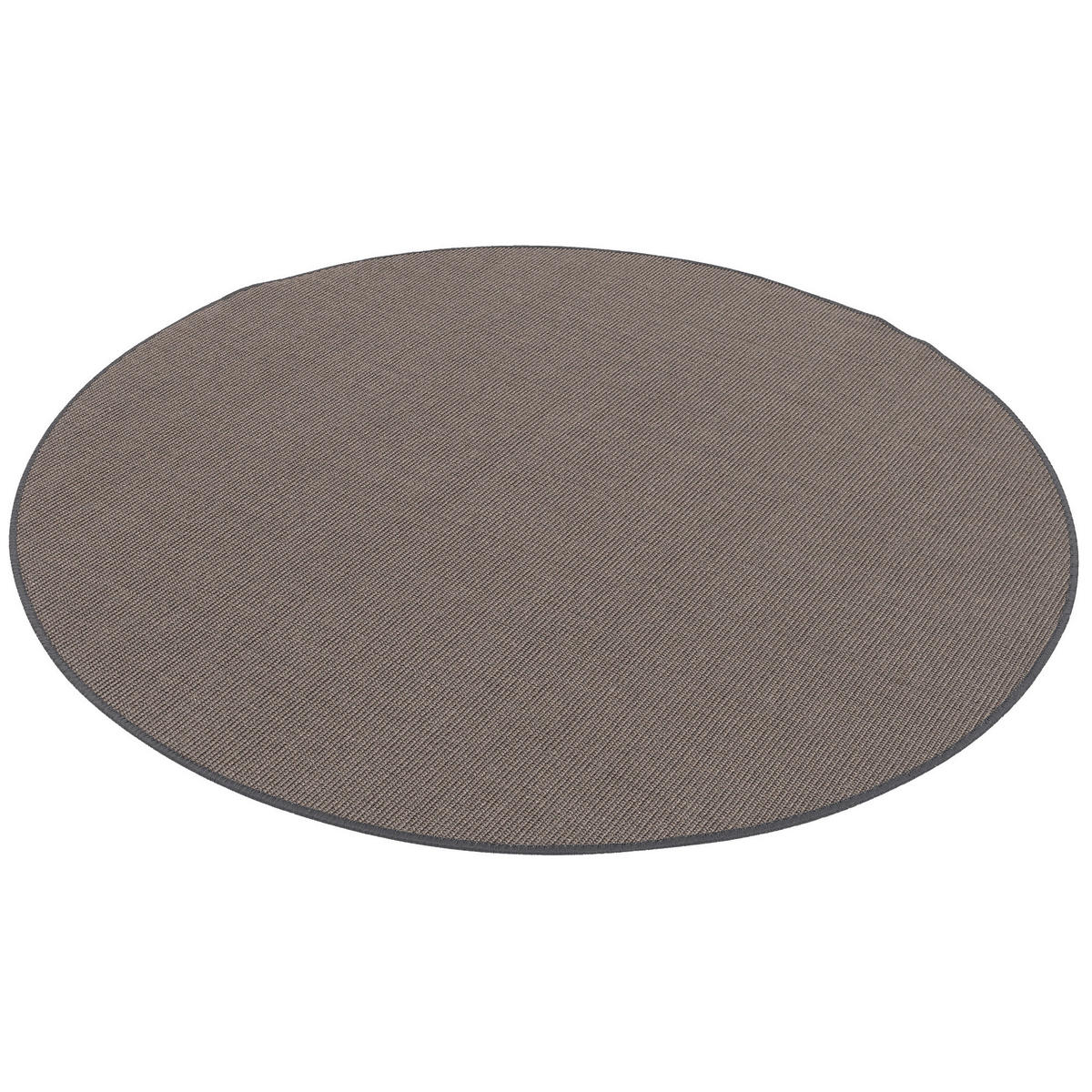 SISAL NATUR TEPPICH RUND - Anthrazit, Textil (160/160cm) - Snapstyle