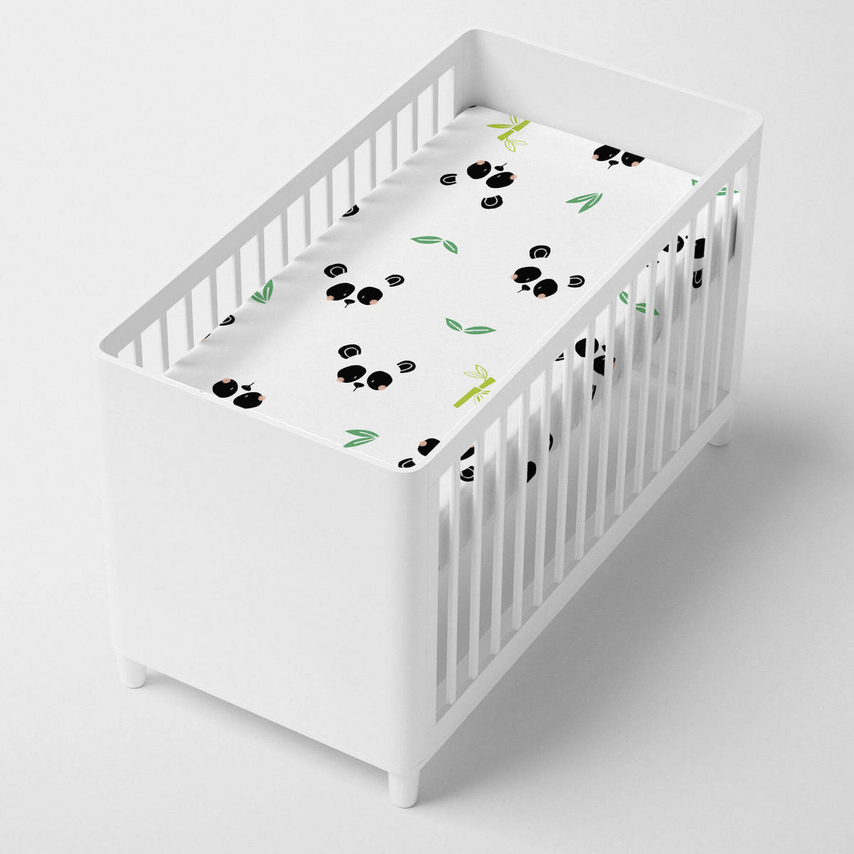 SPANNBETTTUCH panda garden 60x120x14 cm (kinderbett) mehrfarbig - Multicolor, Textil (60/120cm) - Happy Friday