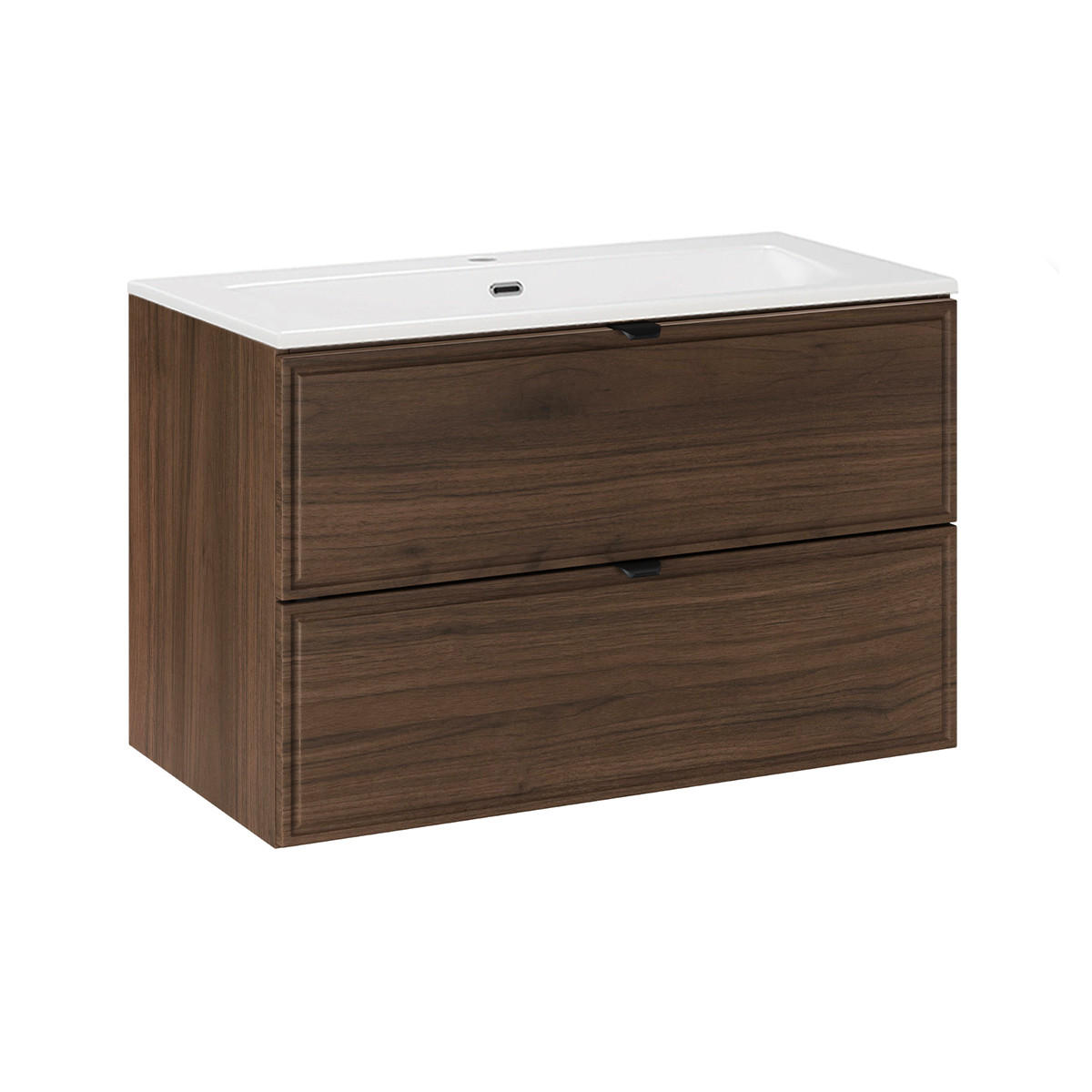 WASCHTISCH 81cm Elias Holz - Braun, Holzwerkstoff (81/50/46cm) - Petits-meubles