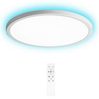DECKENLEUCHTE CE1133 Ultradünn LED CCT RGB - Weiß, Kunststoff (30.5/33/3cm) - LOVHAUS
