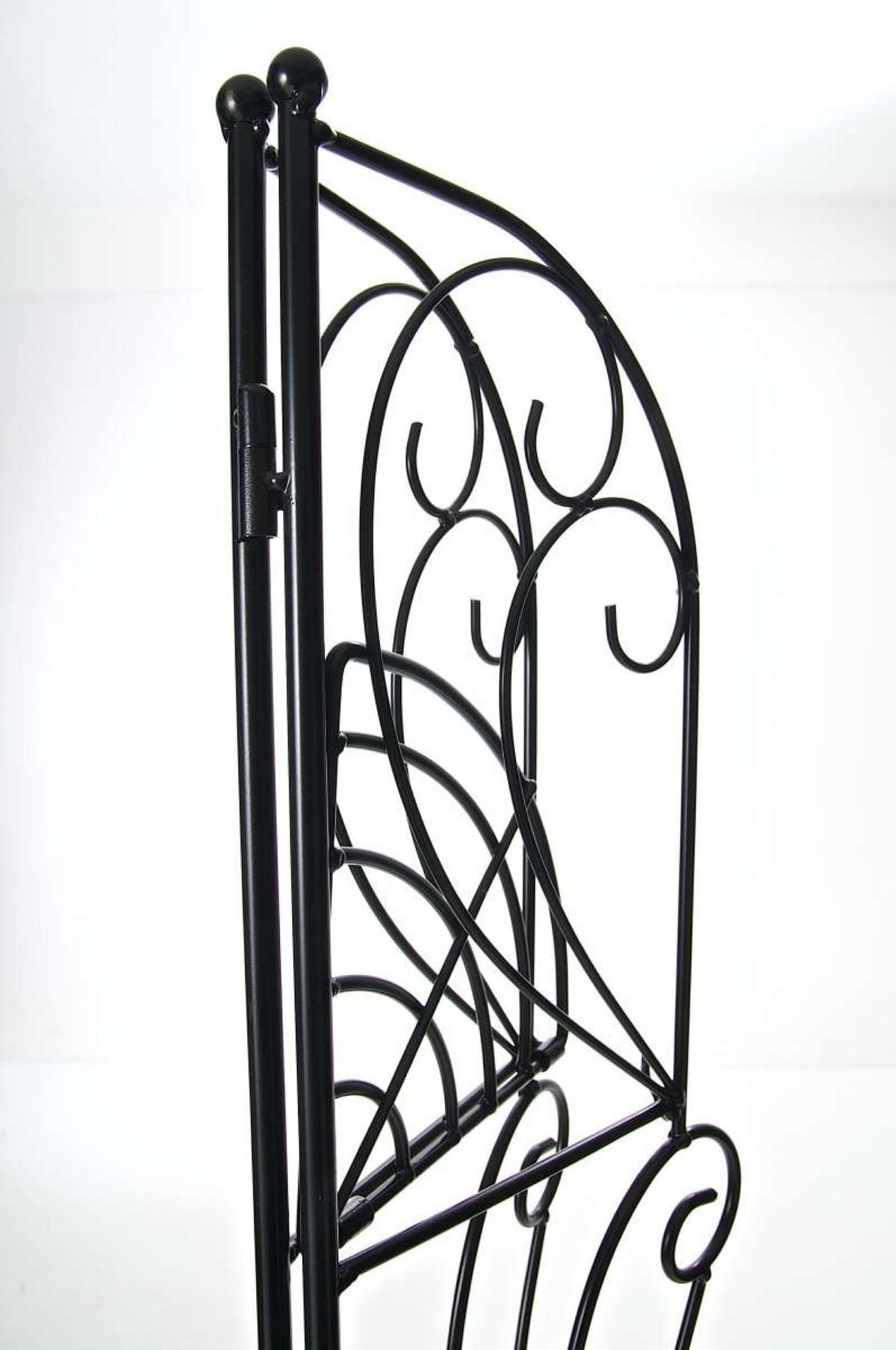 STANDREGAL Irmi schwarz - Schwarz, Metall (40/154/30cm) - TPFGarden