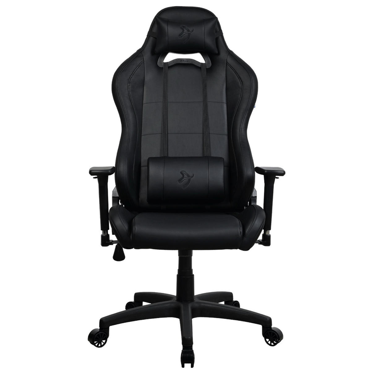 GAMINGSTUHL Torretta SoftPU™ Reines Schwarz - Schwarz, Kunststoff/Metall (70/135/50cm) - Arozzi