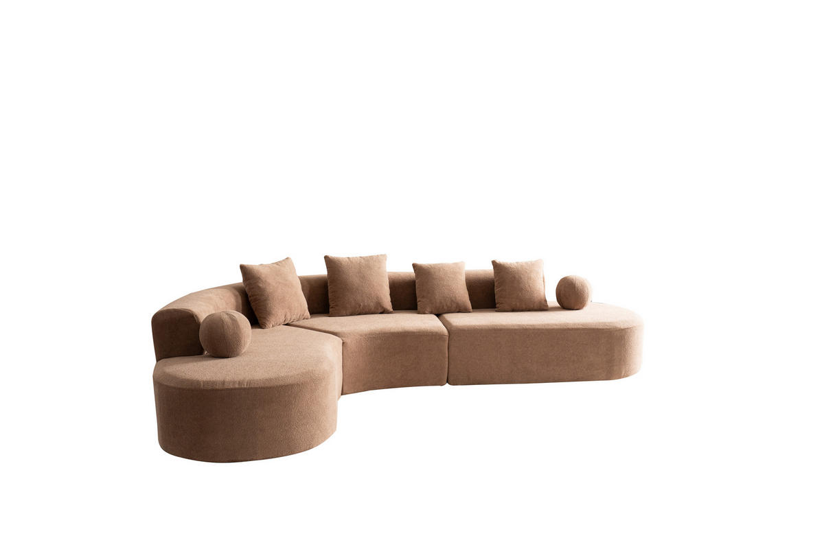 L-FÖRMIGES ECKSOFA Schwarz 252,5/163/65 cm 4-Sitzer Modular mit Memory Foam - Schwarz, Kunststoff (252.5/163cm) - PANGIVO