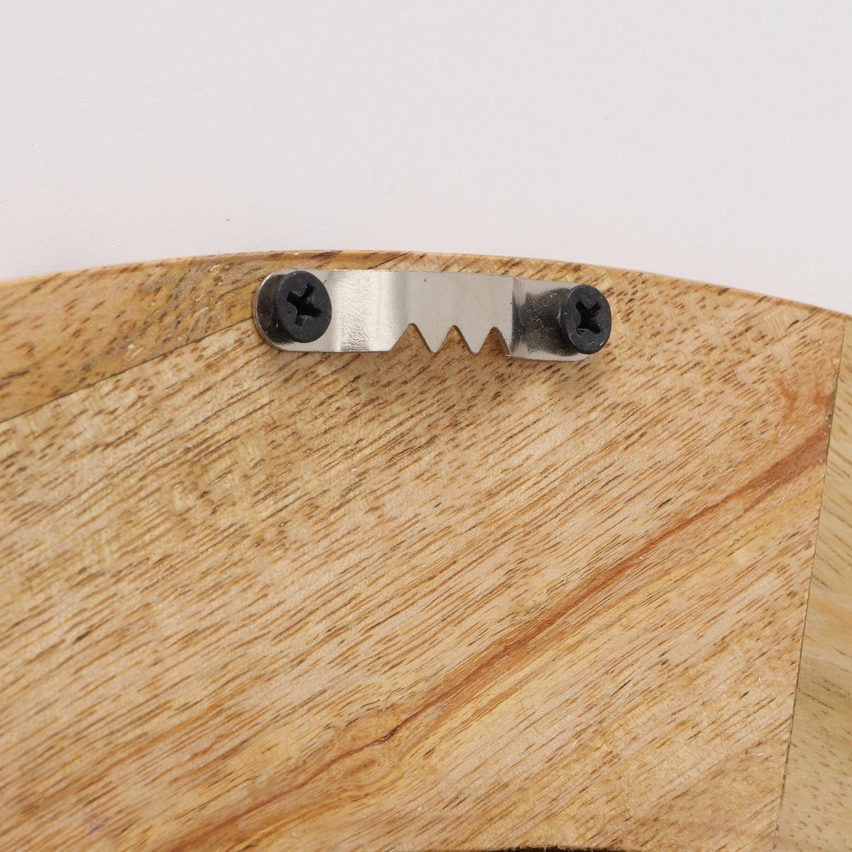SPIEGEL Mangoholz Luke Ø 56 cm - Braun, Holz (56/2.5/56cm) - Boltze Home