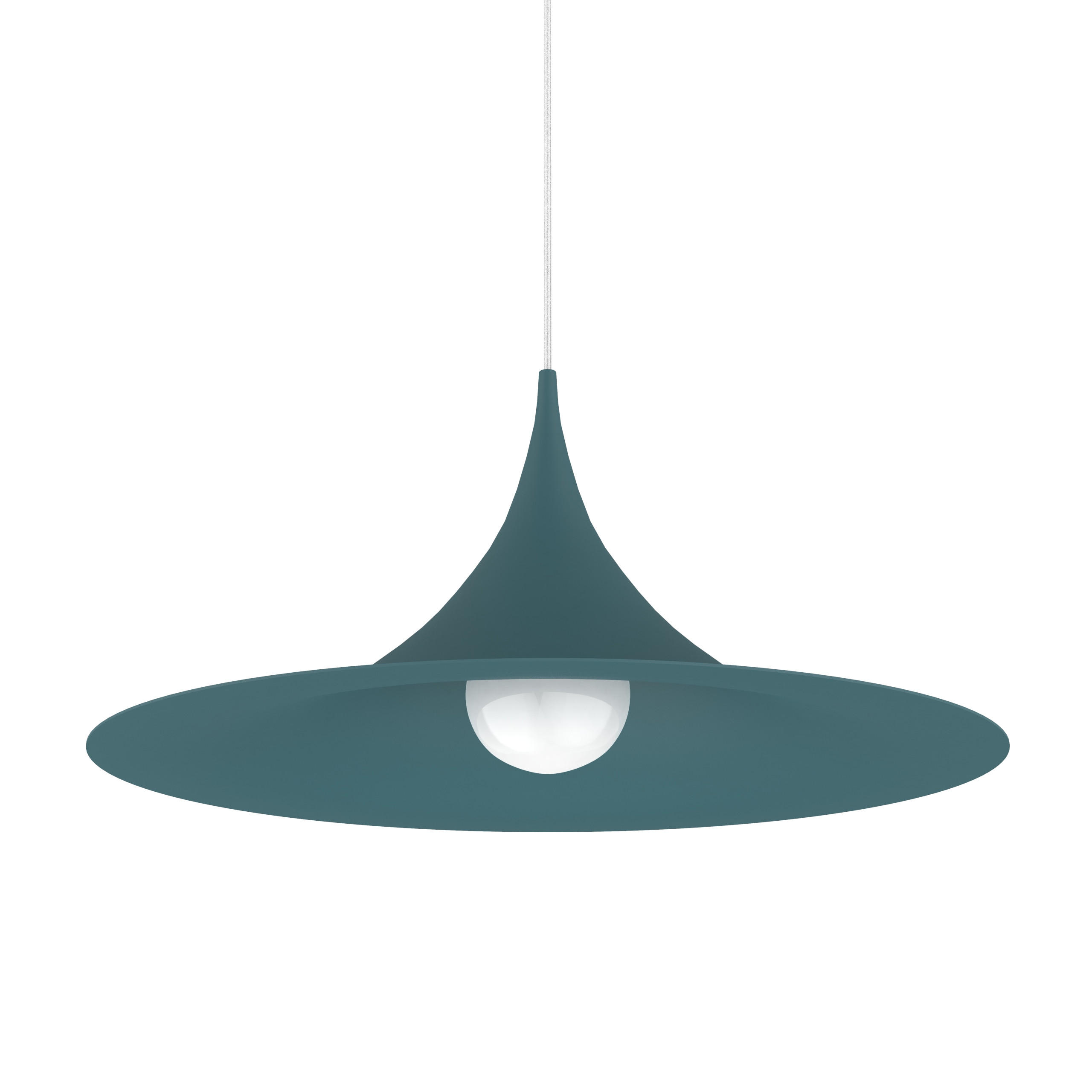 HÄNGELEUCHTE - Blau, Metall (57/57/27cm) - Lumicom