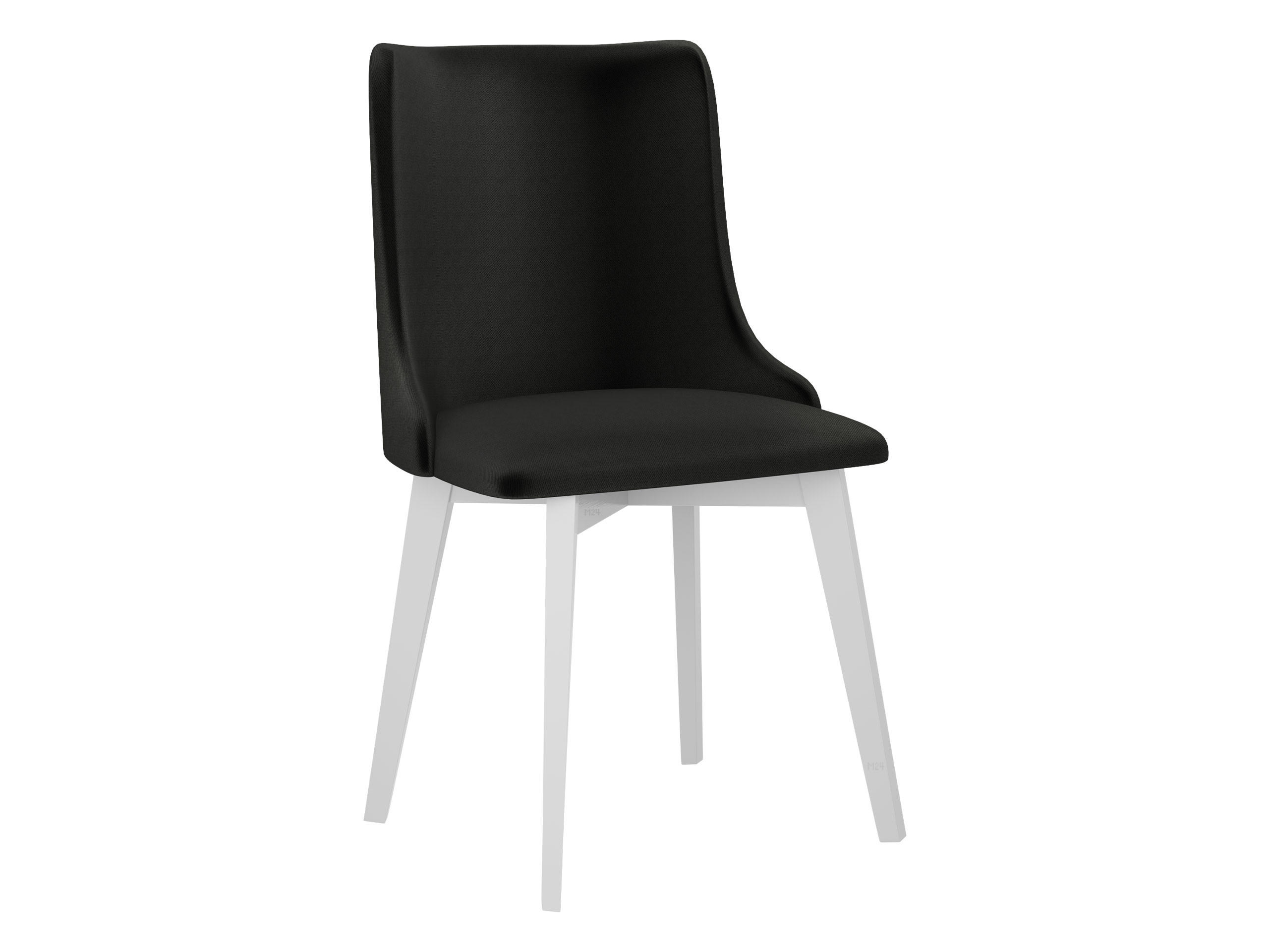 STUHL Monti 5, Holzfarbe: Weiß - Schwarz/Weiß, Holz (48/83/53cm) - MIRJAN24
