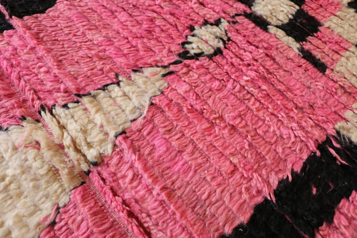 BERBERTEPPICH Teppichläufer marokkanisch aus reiner Wolle 200x 300 cm - Multicolor, Naturmaterialien (200/300cm) - AFK Living