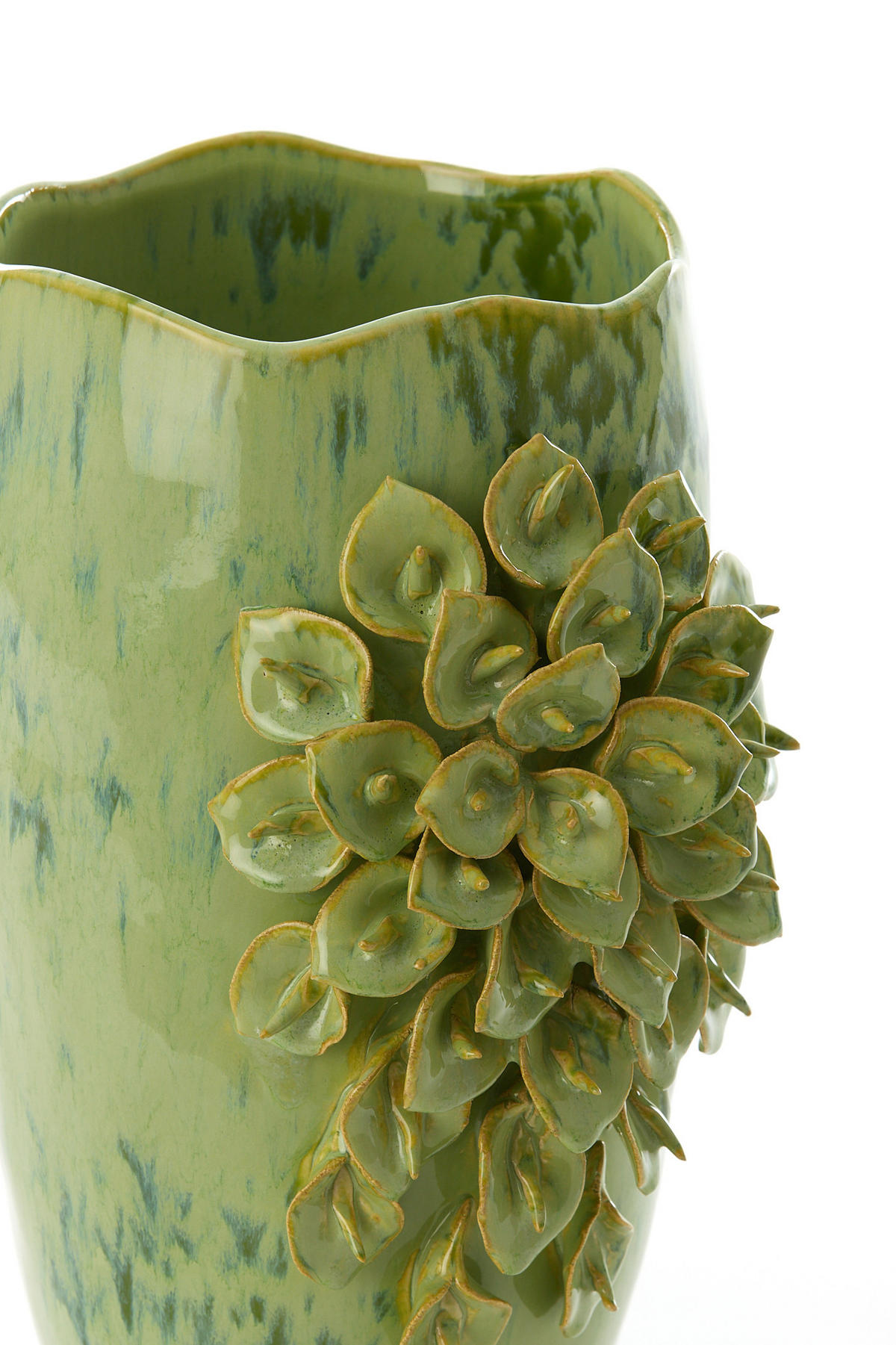 VASE Amiata Grün 23/19/35,5 cm - Grün, Keramik (35.5cm) - Light & Living