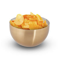 SERVÍROVACIA misa - viacfarebná, kov (15/8.5/15cm) - Relaxdays