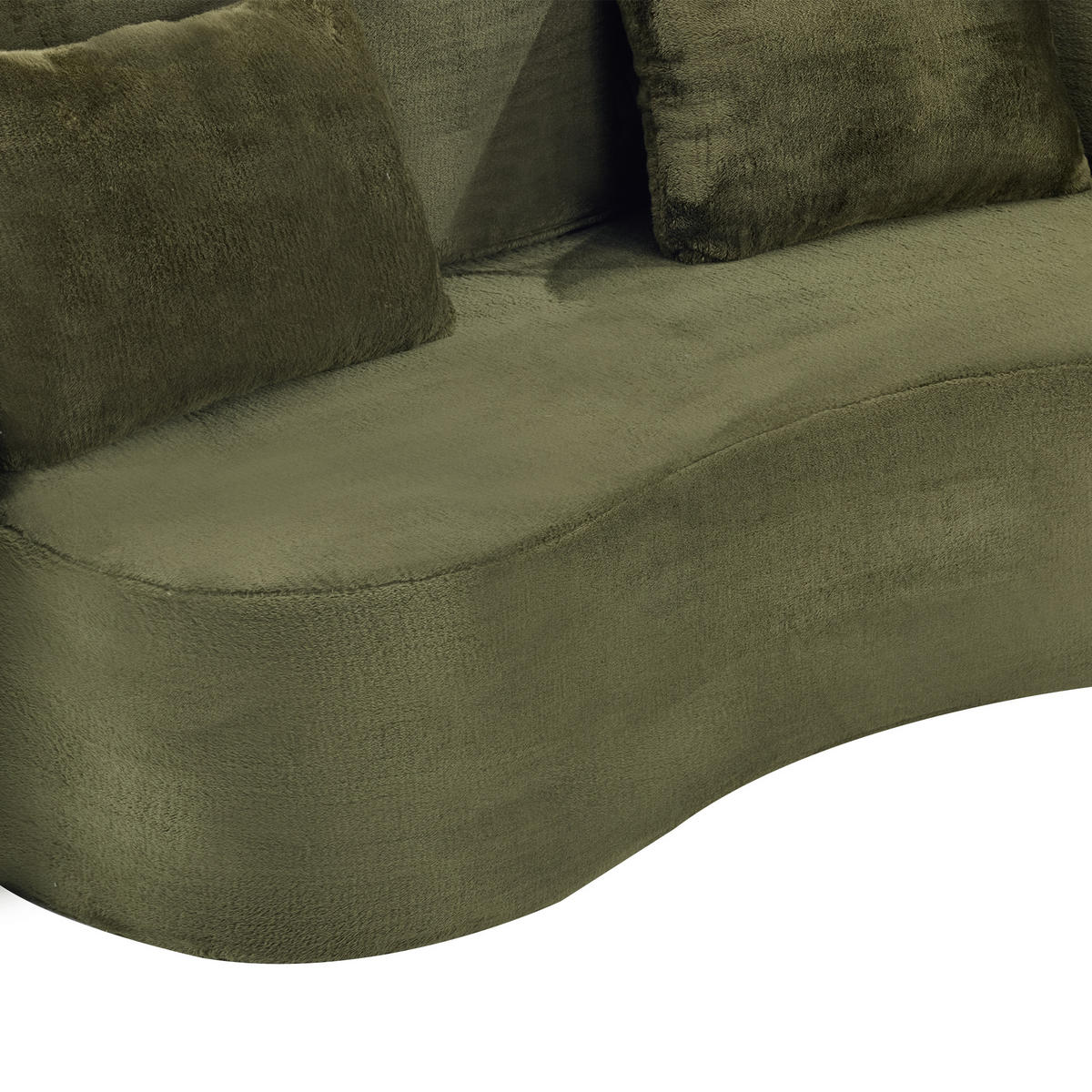 SCHLAFSOFA DE-34997 2-in-1 klappbar Grün - Grün, Textil (55/70/180cm) - ComfortXL