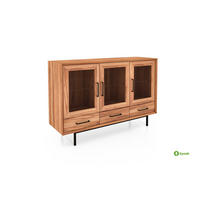 SIDEBOARD LEON Kernbuche - Kernbuche, Holz (144/95/45cm) - byoak