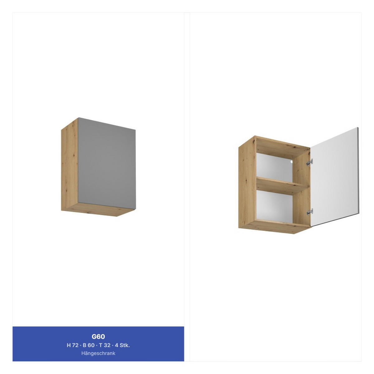 KÜCHENZEILE 240 cm - Langen KL28-M240 - in Beige/Matt - Beige, Holz (240/212/52cm)