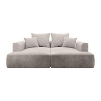 SOFA - 3 Personen - samt - beige Pineta - Beige, Textil (230/67/180cm) - Vente-Unique