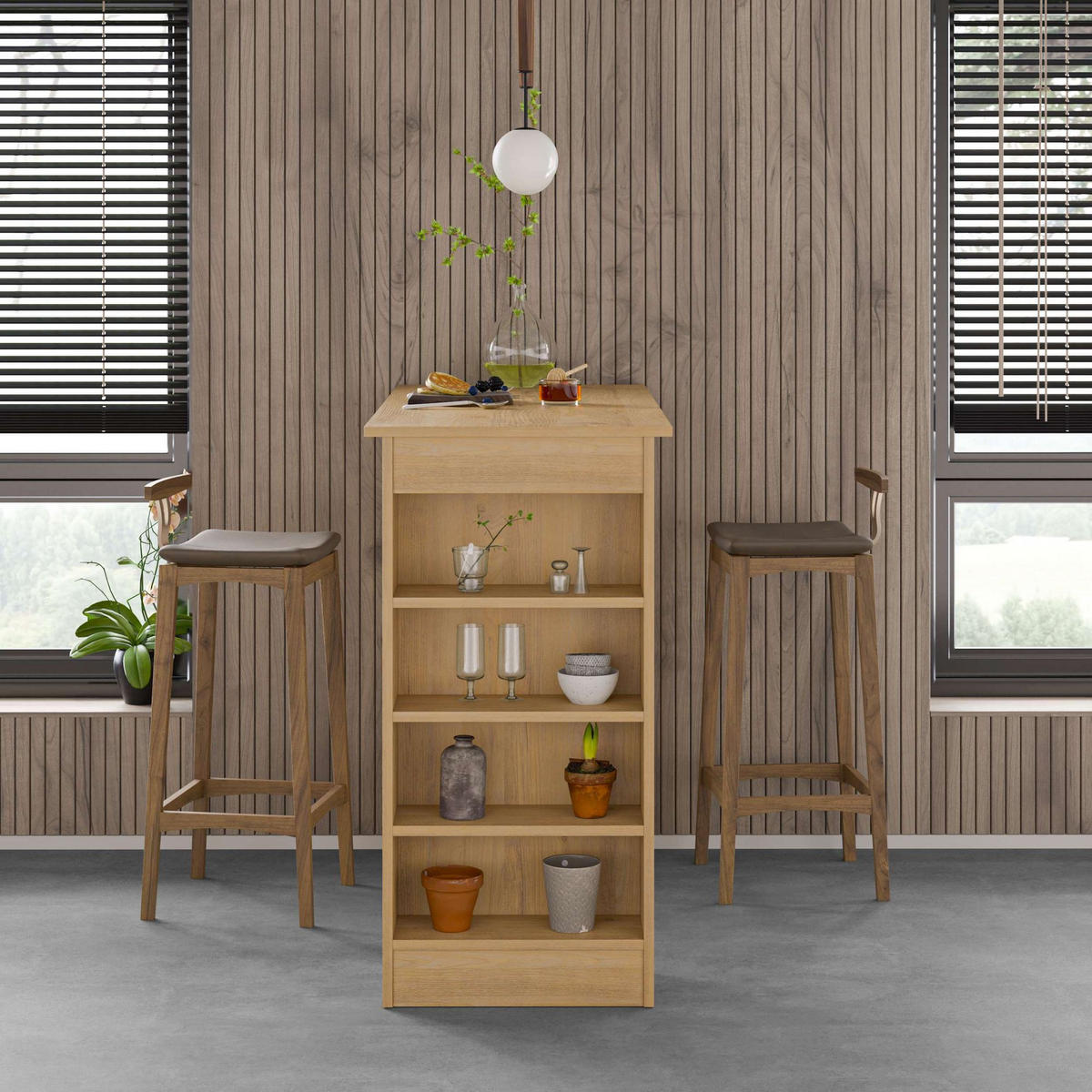 ESSTISCH swallow Braun - Braun, Holz (117/54/102cm) - Habitat Garten