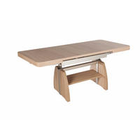 KULISSENTISCH höhenverstellbar Claude 125x55x75 Dekor Eiche Sägerau - Sonoma Eiche, Holzwerkstoff (125/75/75cm) - 58aufmkessel