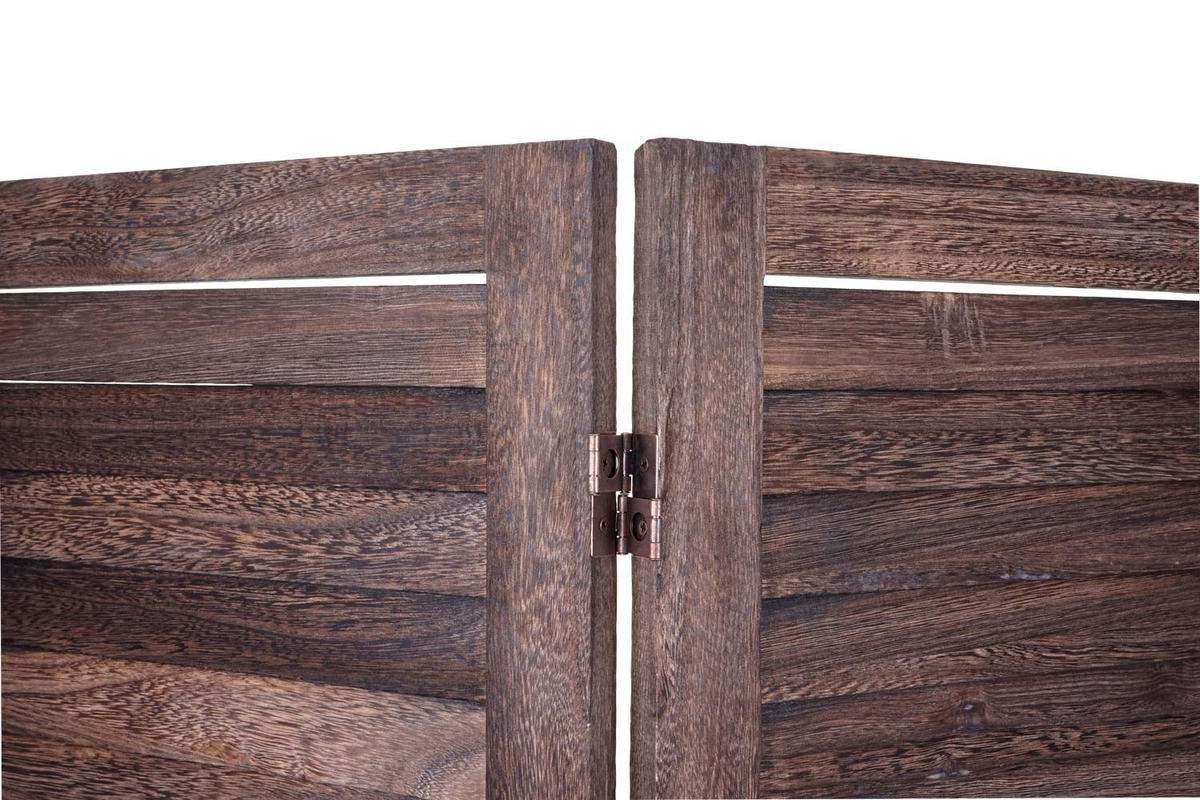 PARAVENT Dunkelbraun - Dunkelbraun, Holz (200/170/2cm) - MCW