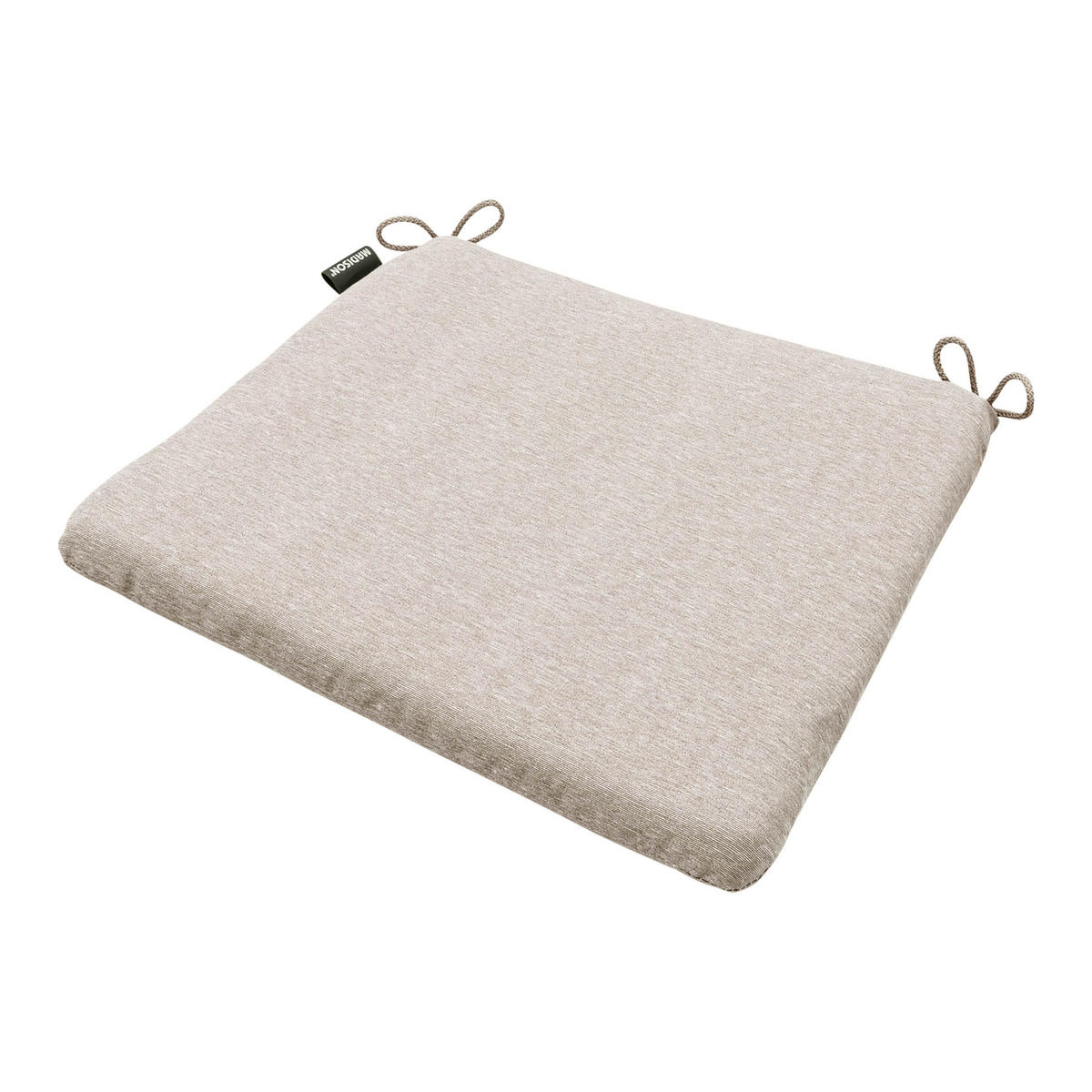 SITZKISSEN Panama - Beige - 40/40/4,5 cm - 4er-Set - Beige, Textil (40/4/40cm) - Madison