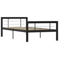 METALLBETT Hazel 97.5/212 cm - Schwarz, Metall (90/200cm) - Nettlife