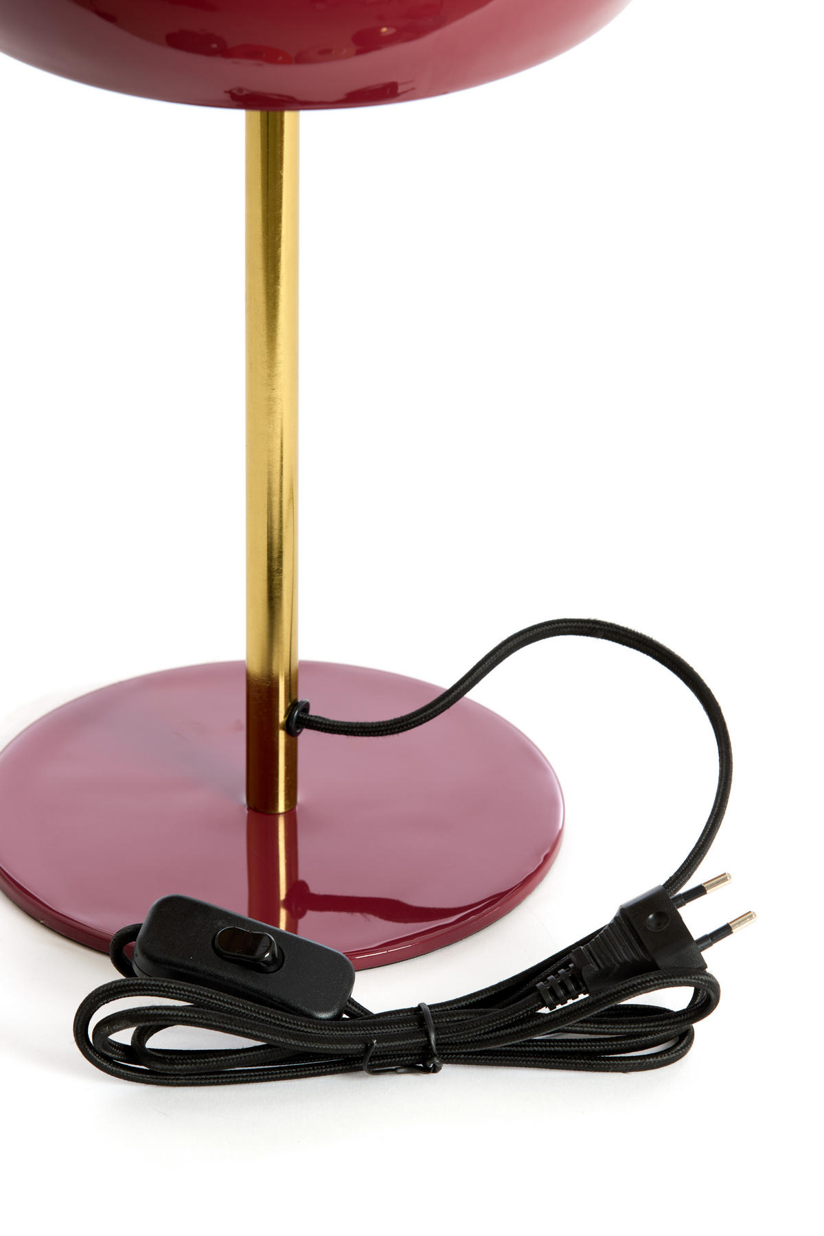 TISCHLAMPE Surin Rot Ø23/40 cm - Rot, Metall (23/23/40cm) - Light & Living