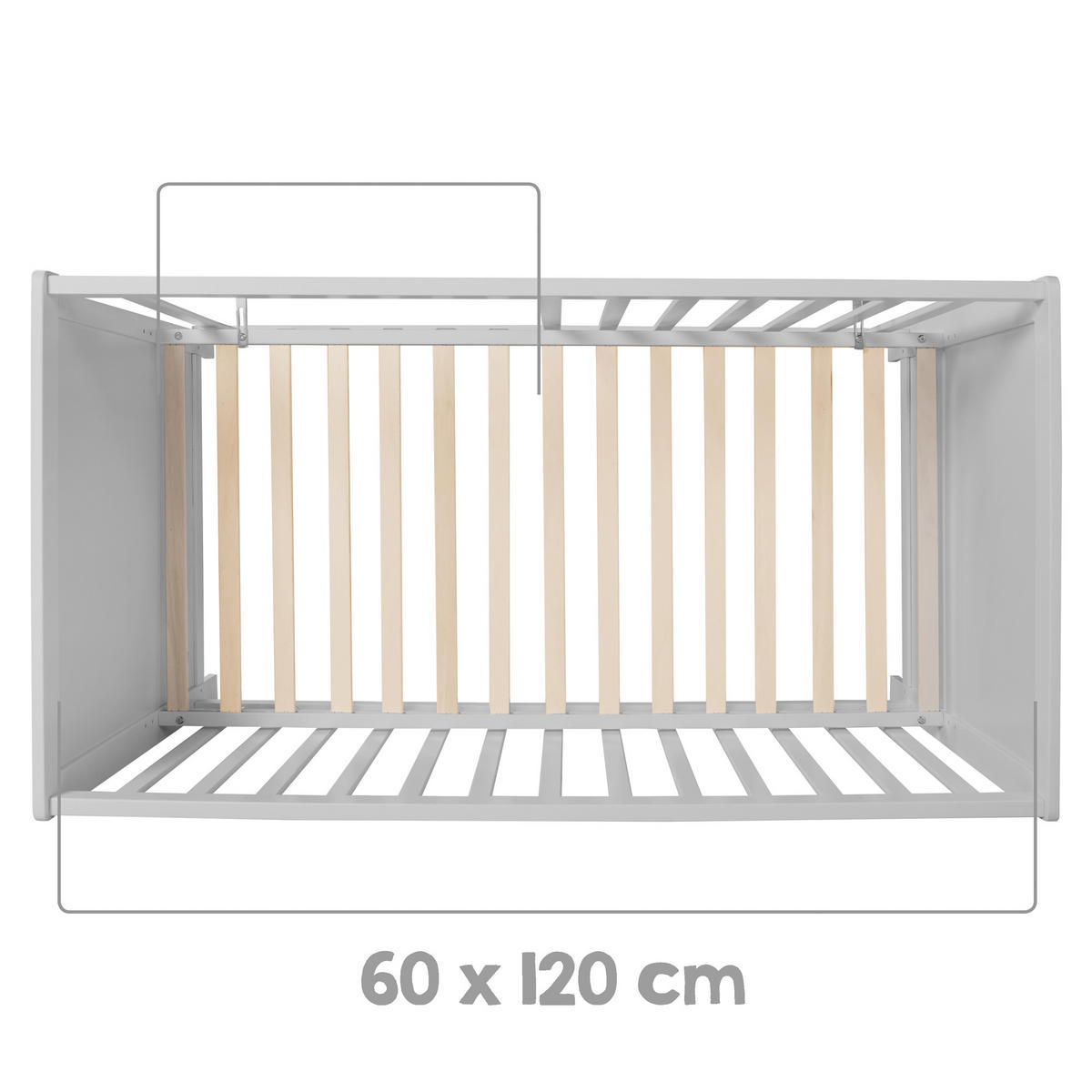 BABYZIMMER-SET Hamburg mit Türen, 2-teilig - Taupe, Holzwerkstoff (66/76/123cm) - Roba