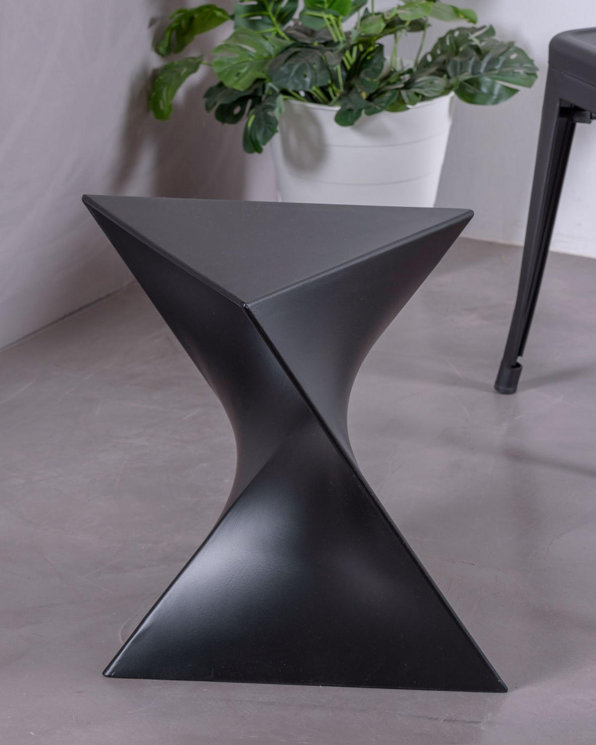 HOCKER Kunststoff Schwarz - Schwarz, Kunststoff (43/44/40cm) - Nest Dream
