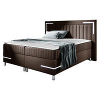 BOXBETT Tenosi 3 LED - Braun, Holz (180/200cm) - MIRJAN24