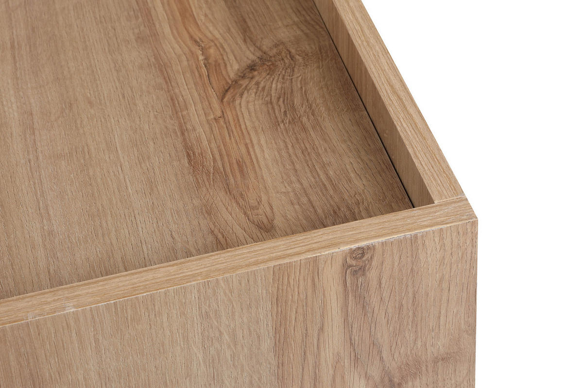 BUFFETSCHRANK pekin Braun - Braun, Holz (40/76/150cm) - Habitat Garten