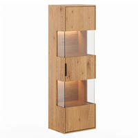 HÄNGEVITRINE Tirano Eiche Natur 43 / 33 / 142cm - Eichefarben, Holz (43/142/33cm) - Feldmann-Wohnen