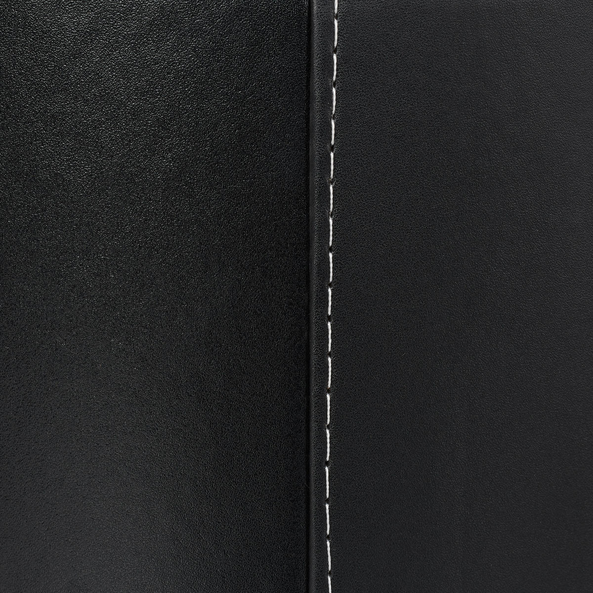 KAMINHOLZKORB Schwarz Kunstleder Größe XL - Schwarz, Wellpappe/Kunststoff (55/35.5/42.5cm) - Relaxdays