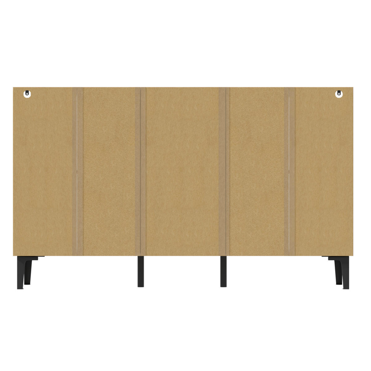 SIDEBOARD 160/36/94 cm in Holzfarbe mit 4 Türen und 4 Schubladen - Eichefarben, Holzwerkstoff (160/94/36cm) - Flora Grace