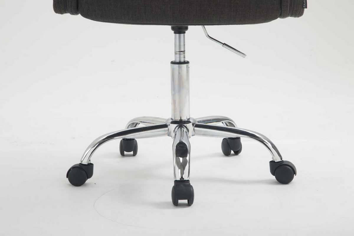 ARBEITSHOCKER Lausanne Stoff dunkelgrau - Grau, Metall (60/89/52cm) - TPFLiving