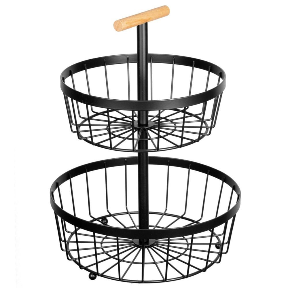 ETAGERE Schwarz 27/27/32 cm BB3107 - Schwarz, Holz (27/32cm) - Brunbeste