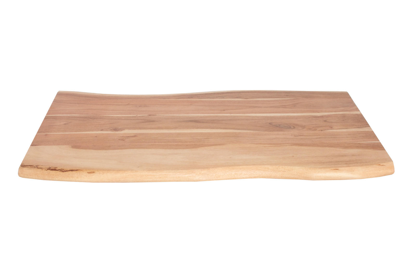 TISCHPLATTE CURT - Beige/Naturfarben, Akazienholz/Holz (60/80/3cm) - SAM