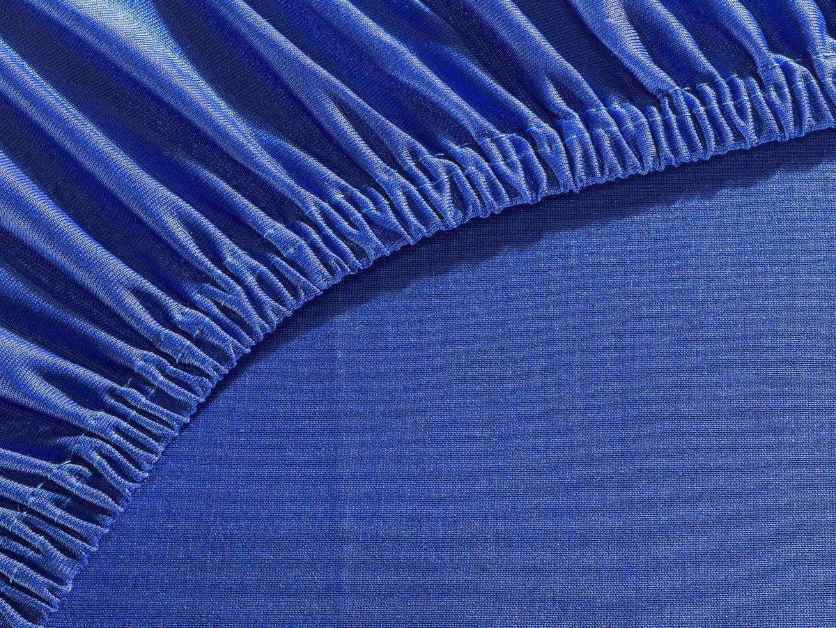 MIKROFASER-SPANNBETTLAKEN 140x200 Royal Blau - Blau, Textil (140/200cm) - Carpe Sonno