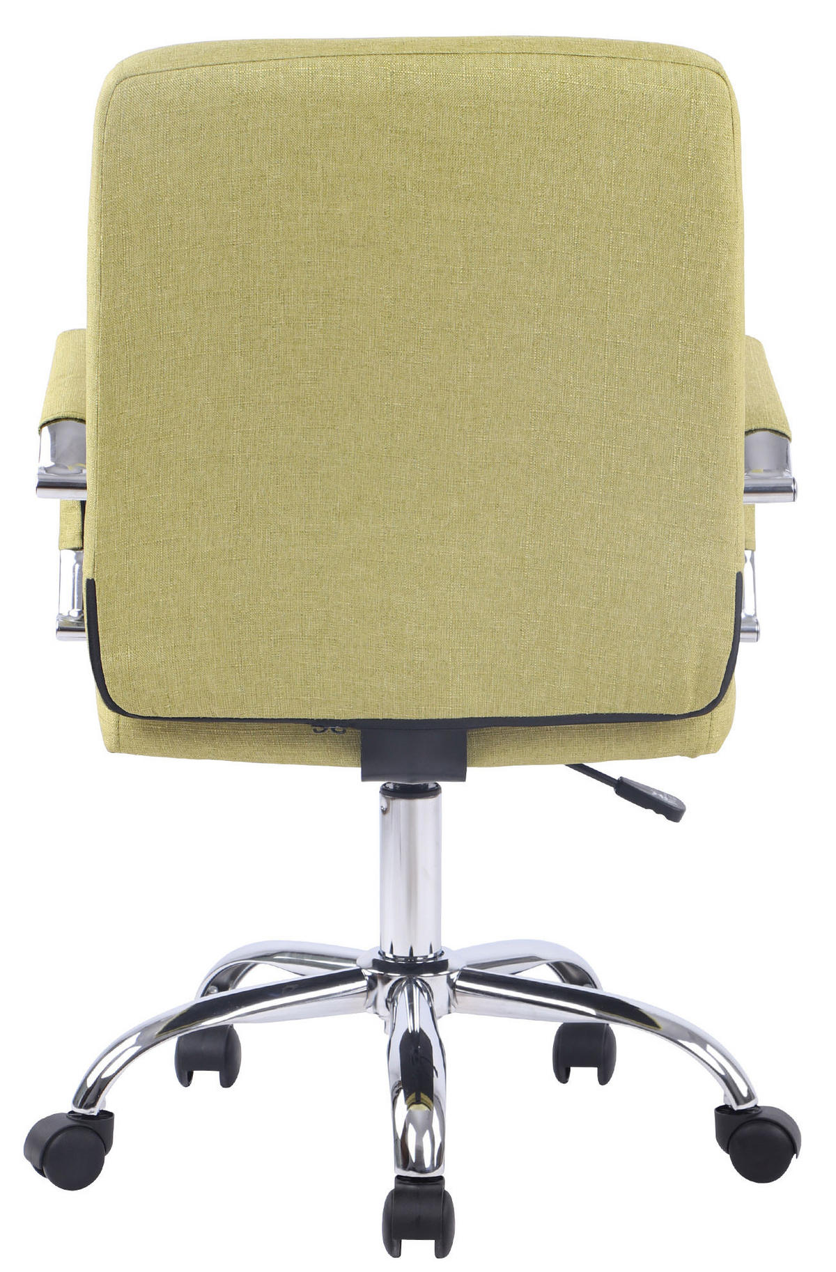 DREHSTUHL Stoff grün - Chromfarben/Grün, Textil/Metall (58/92/65cm) - CLP