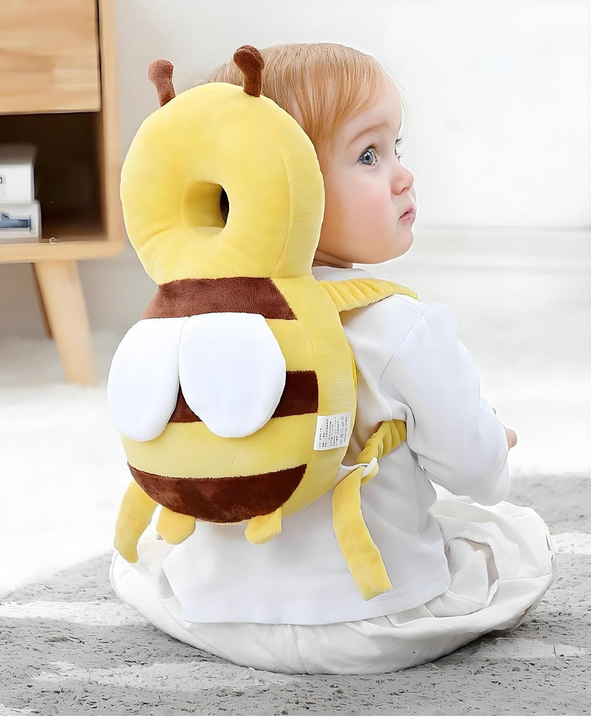 BABYKISSEN – stützend, schützt vor dem Herunterfallen – Gelb - Gelb, Textil (20/33cm)