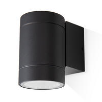 AUSSENLEUCHTE Lusiwa - Anthrazit, Metall (9.6/9.6/6.5cm) - Paco Home