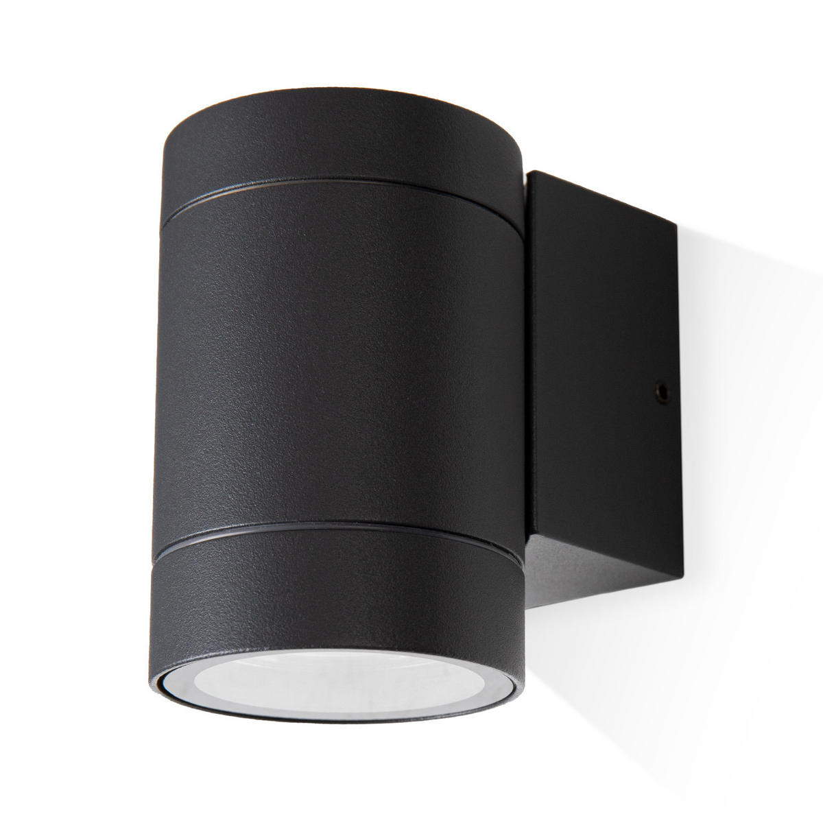 AUSSENLEUCHTE Lusiwa - Anthrazit, Metall (9.6/9.6/6.5cm) - Paco Home