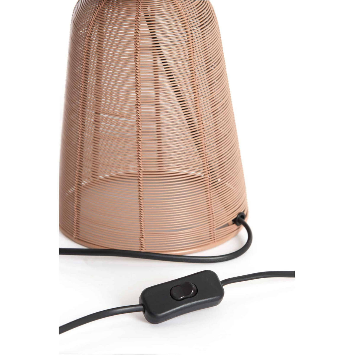 TISCHLAMPE ABOSO Orange 18/18/42 cm - Orange, Metall (18/18/42cm) - Light & Living