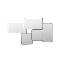 WANDSPIEGEL Cordelia - Braun, Holz (120/70/3cm) - Dutchbone