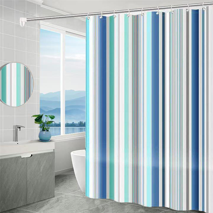 Mcboson Duschvorhang Blau 180x200 cm
