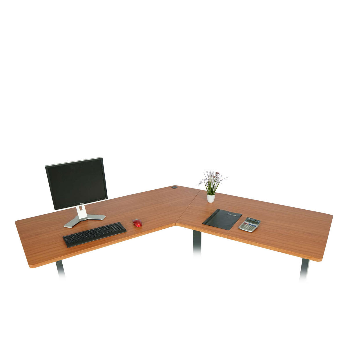 ECK-SCHREIBTISCHPLATTE Braun - Braun, Holz (75/165/2cm) - MCW