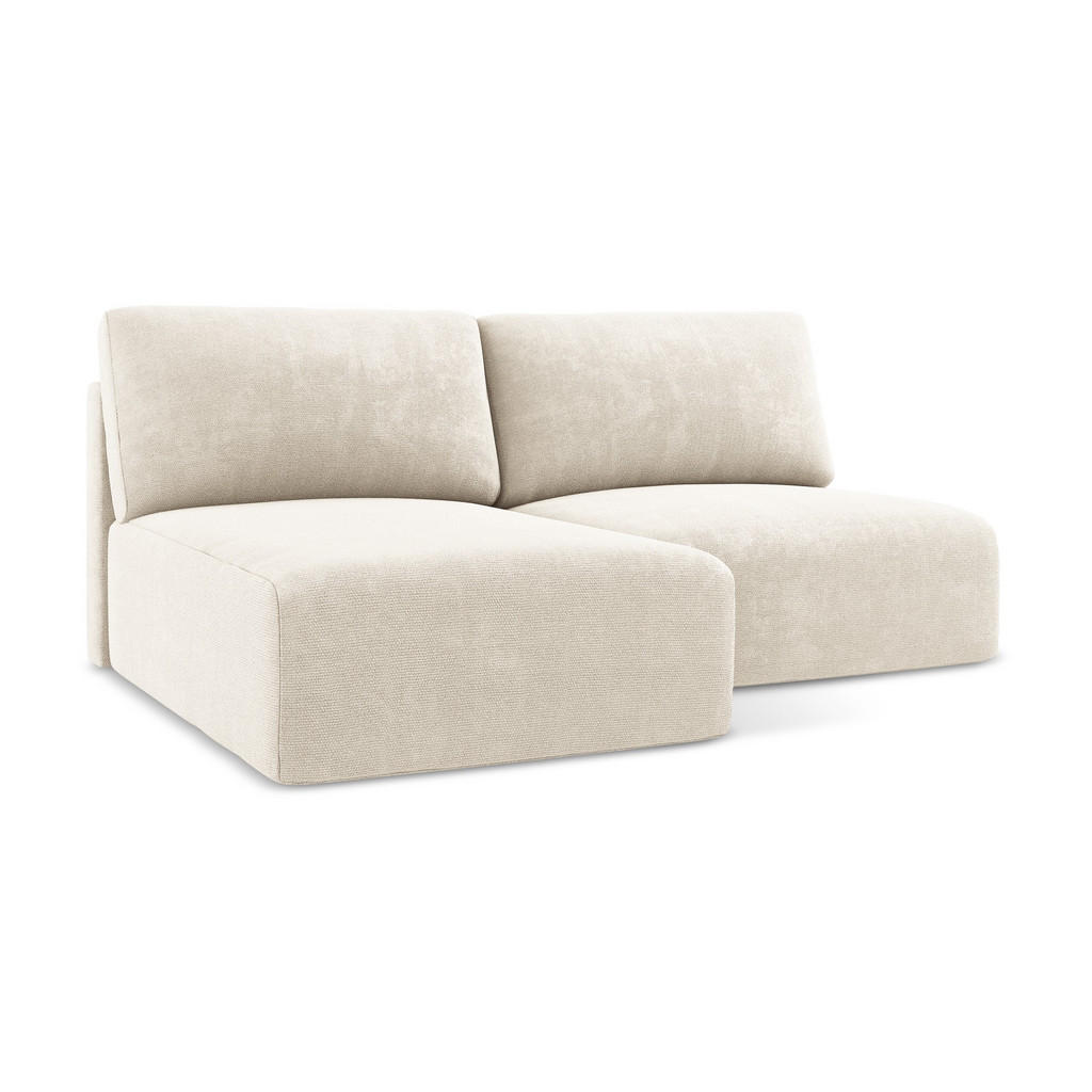 Thumbnail - Makamii Ecksofa, Creme, Textil, 3-Sitzer, Füllung: Schaumstoff, L-Form, Ottomane links, 210x149 cm, Made in EU, Wohnzimm...